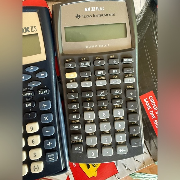 Texas instruments vintage TI 30X II S AND BA II PLUS calculators - Picture 4 of 5